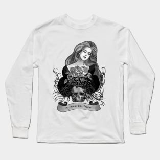 Witchy Herbarium, Basil Long Sleeve T-Shirt